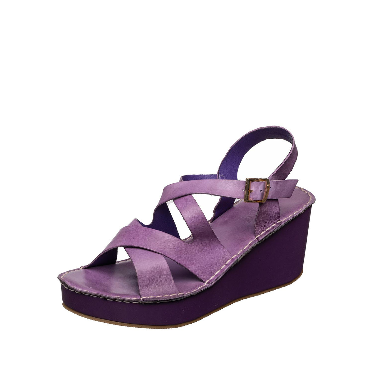 Women's Lace Up Wedge Heel Platform Slingback Strappy Sandals main image 1