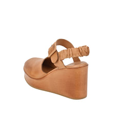 Wedge Clogs for Women Buckle Strap Platform - Taupe - Thumbnail 5 | U36 Tess