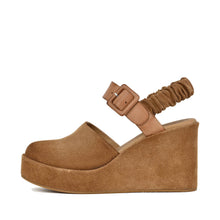 Wedge Clogs Closed Toe Sumptuous Taupe Suede - Taupe - Thumbnail 2 | U39 Tess