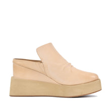 Chunky Mules Ruched Leather Platform Sole - Make Up - Thumbnail 3 | U65 Tatum