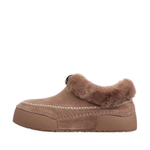 Shearling Lined Moccasin Slippers Comfort Sole - Blush - Thumbnail 2 | X01 Portia