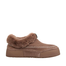 Shearling Lined Moccasin Slippers Comfort Sole - Blush - Thumbnail 3 | X01 Portia