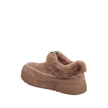 Shearling Lined Moccasin Slippers Comfort Sole - Blush - Thumbnail 4 | X01 Portia