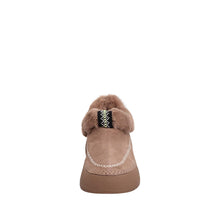 Shearling Lined Moccasin Slippers Comfort Sole - Blush - Thumbnail 5 | X01 Portia