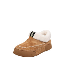 Shearling Lined Moccasin Slippers Comfort Sole - Taupe - Thumbnail 11 | X01 Portia