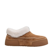 Shearling Lined Moccasin Slippers Comfort Sole - Taupe - Thumbnail 13 | X01 Portia