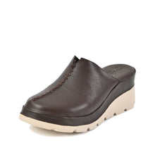 Leather Mules for Women Smooth Premium Finish - Coffee - Thumbnail 1 | X70 Merit
