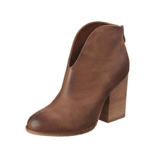 Load image into Gallery viewer, Taupe 895 Hi-Cut Western High Heel Bootie