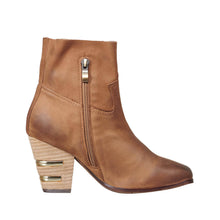 Details - Taupe - Thumbnail 8 | 924 Inset Heel & Stitched Bootie