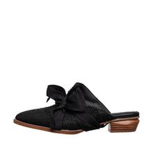 Load image into Gallery viewer, Leather Mule Slides B51 Ladee - Black