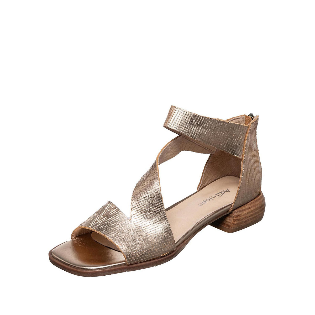 Low Block Heel Gladiator Sandals: Channel Chic! – Antelope