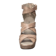 Load image into Gallery viewer, Light Grey G03 Greeta High Wedge Sandal Shoes