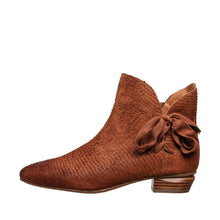 L34 Linden Comfortable Fall Boots Details - Tobacco - Thumbnail 3 | L34 Linden Women's Comfy Leather Winter Booties