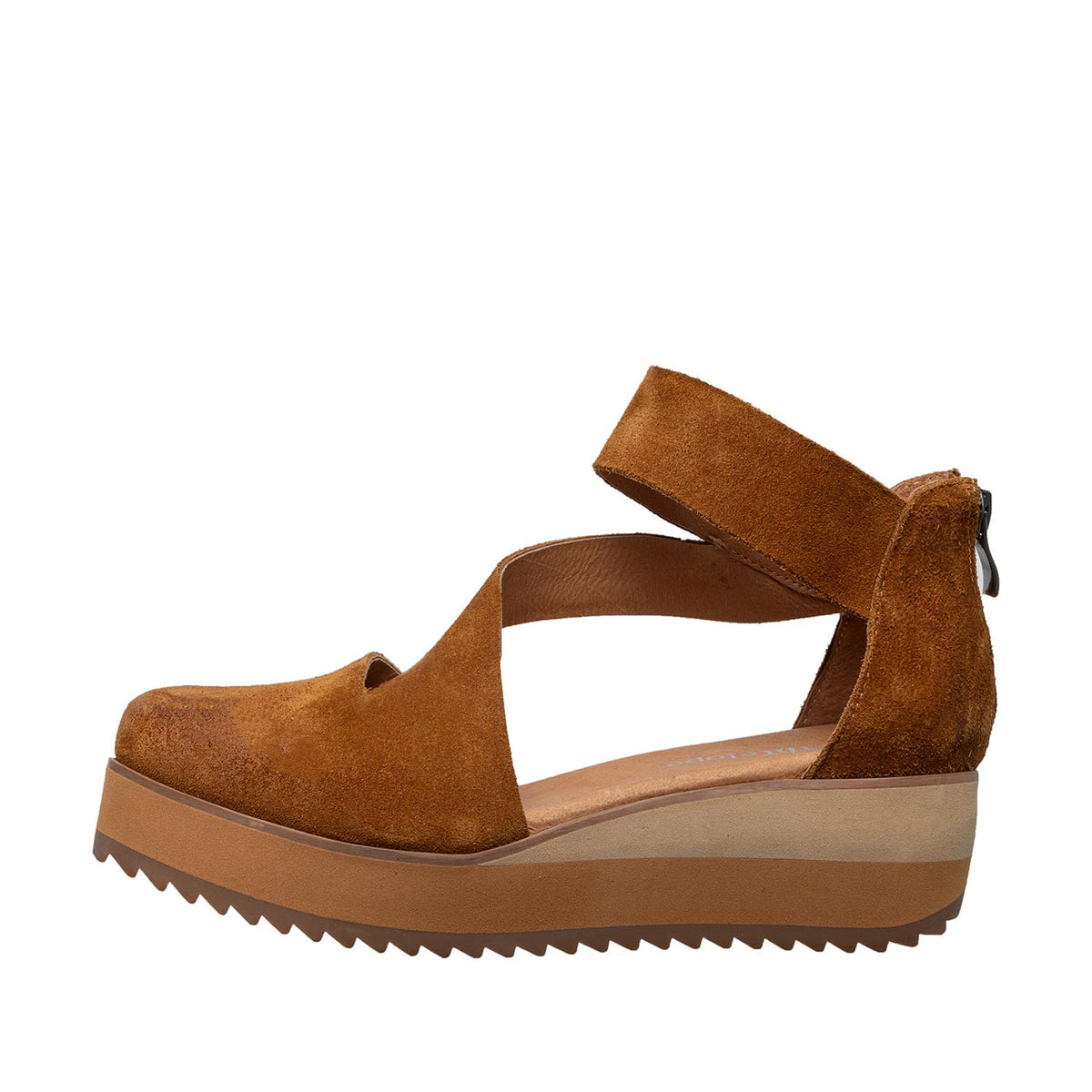 suede wedge mules