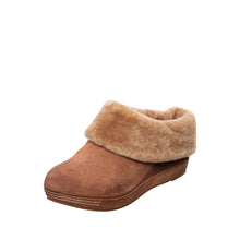 Load image into Gallery viewer, N08 Toppa Women's Furry Slip on Wedge Cognac
