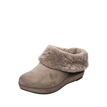 Load image into Gallery viewer, N08 Toppa Suede Slip On Wedge Sandals - Grey