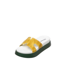 Load image into Gallery viewer, S50 Savvy Designer Flat Sandals for Women in Mustard