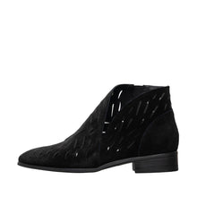 X32 Calypso Comfortable Fall Booties Details - Black - Thumbnail 7 | Women's Suede Ankle Booties X32 Calypso