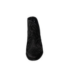 X32 Calypso Comfortable Fall Booties Details - Black - Thumbnail 9 | Women's Suede Ankle Booties X32 Calypso