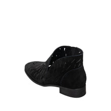 X32 Calypso Comfortable Fall Booties Details - Black - Thumbnail 10 | Women's Suede Ankle Booties X32 Calypso