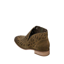 X32 Calypso Comfortable Fall Booties Details - Olive - Thumbnail 5 | Women's Suede Ankle Booties X32 Calypso