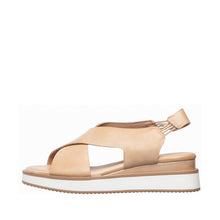 Womens Cross Strap Platform Sandals Slingback Comfort Style - Make up - Thumbnail 2 | B38 Kylie Sport
