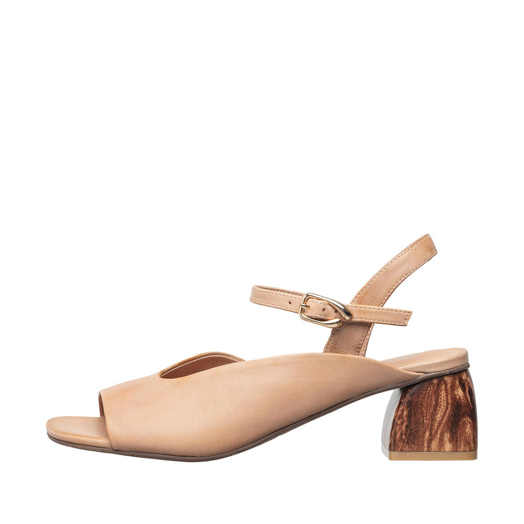 Womens Peep Toe Ankle Strap Sandals Block Heel Comfort - Make up - View 2 | C53 Anne