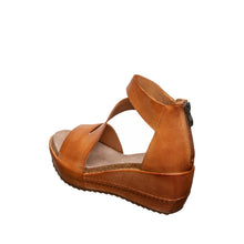 Strappy Wedge Sandals â€“ Elegant Comfort &amp; Style - Tan - Thumbnail 10 | D34 Davi
