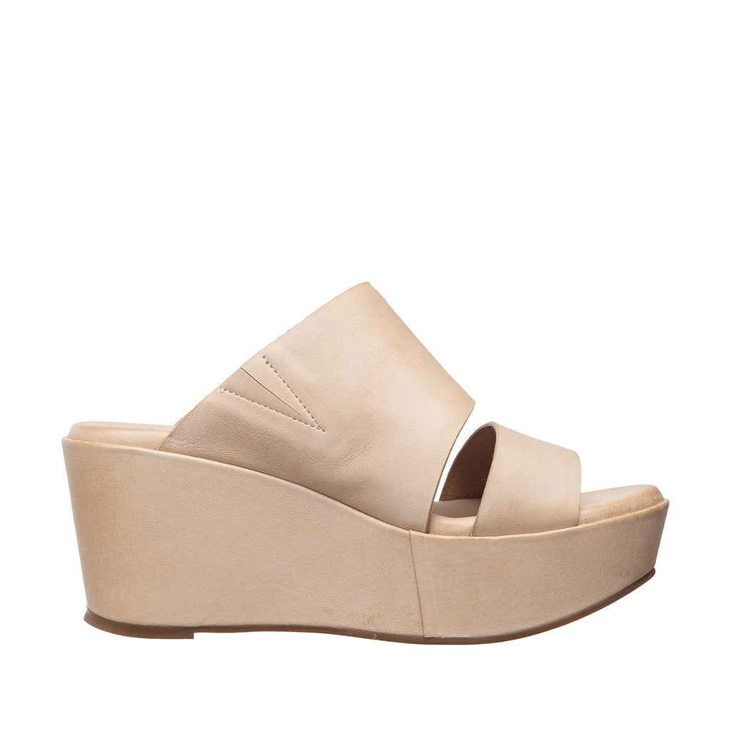 Womens Platform Wedge Mule Sandals Black Comfort Style - Make up - View 8 | H61 Hannah