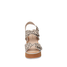 Womens Leopard Print Platform Sandals Chunky Heel Trendy Comfort - Make up - Thumbnail 5 | I08 Grace
