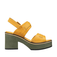 Womens Platform Buckle Sandals Block Heel Trendy Comfort - Daffodil - Thumbnail 3 | I09 Grace
