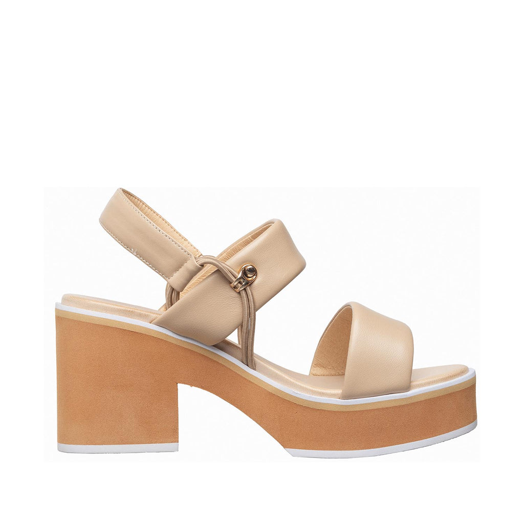Womens Platform Sandals Chunky Heel Ankle Strap Comfort Style - Make up - View 4 | I17 Kendra