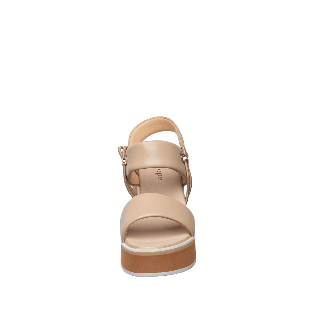Womens Platform Sandals Chunky Heel Ankle Strap Comfort Style - Make up - View 5 | I17 Kendra