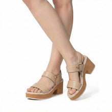 Womens Platform Sandals Chunky Heel Ankle Strap Comfort Style - Make up - Thumbnail 1 | I17 Kendra
