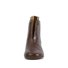 Comfortable Ankle Boots Cognac and Chocolate Leather - Chocolate - Thumbnail 5 | M70 Gabrielle
