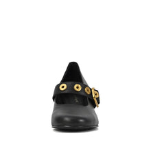 Black Mary Jane Shoes Buckle Strap Low Heel - Black - Thumbnail 4 | M77 Gigi
