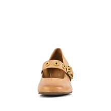 Black Mary Jane Shoes Buckle Strap Low Heel - Camel - Thumbnail 11 | M77 Gigi
