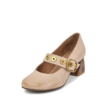 Black Mary Jane Shoes Buckle Strap Low Heel - Make Up - Thumbnail 15 | M77 Gigi
