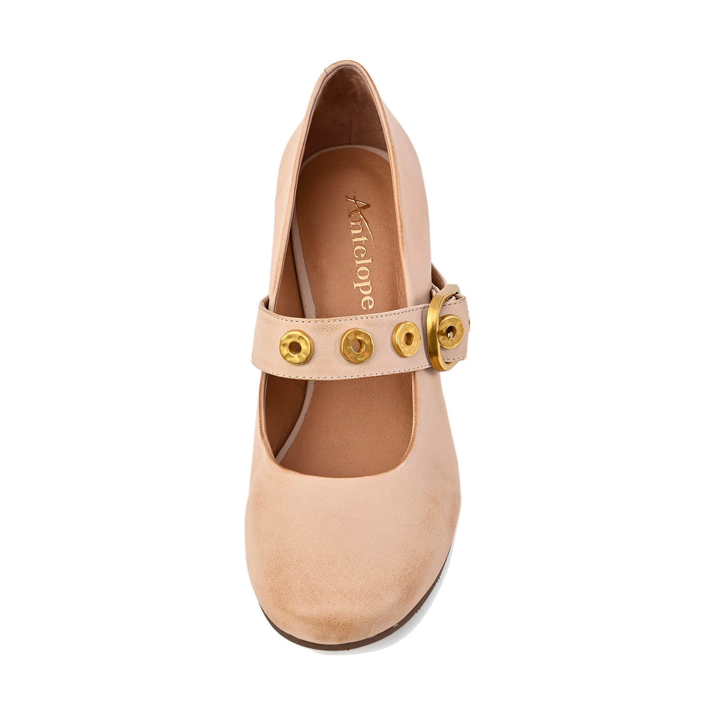 Black Mary Jane Shoes Buckle Strap Low Heel - Make Up - View 20 | M77 Gigi