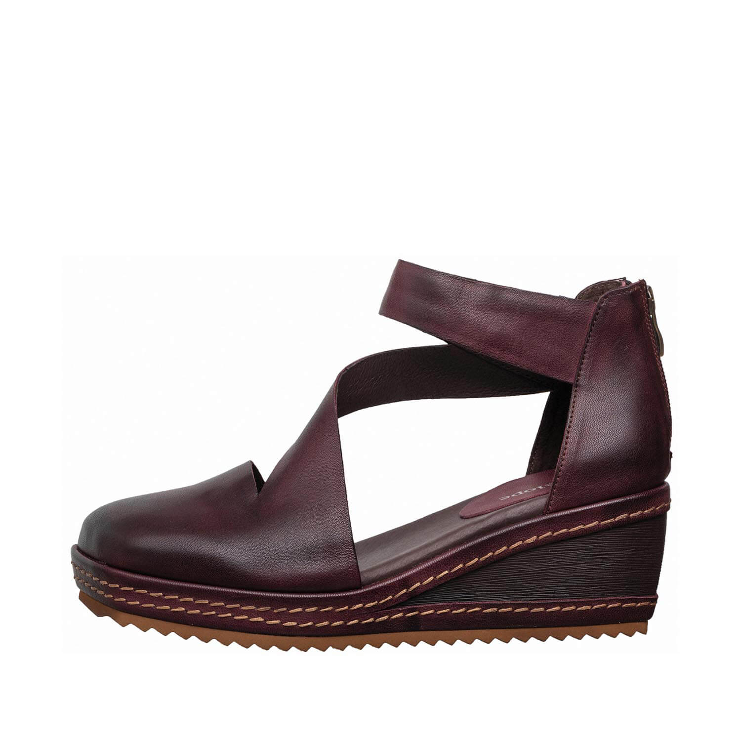 Cross Strap Wedge Sandals | Antelope Shoes