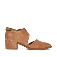 Cut Out Mary Jane Shoes Black Leather Buckle - Taupe - Thumbnail 10 | O44 Sarah
