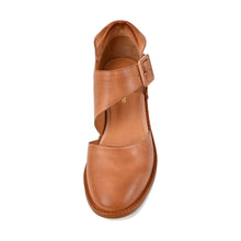 Cut Out Mary Jane Shoes Black Leather Buckle - Taupe - Thumbnail 13 | O44 Sarah
