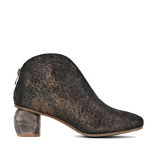 Metallic Ankle Booties Layered Artisan Finish - Black Coffee - Thumbnail 3 | P23 Gretchen
