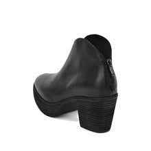 High Heel Ankle Booties Hand-Brushed Leather - Black - Thumbnail 12 | Q50 Easten
