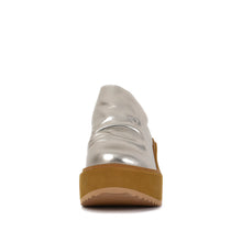 Chunky Platform Mules Metallic Bronze Leather - Light Gold - Thumbnail 11 | Q81 Piper
