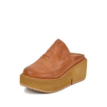 Chunky Platform Mules Metallic Bronze Leather - Taupe - Thumbnail 15 | Q81 Piper
