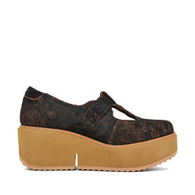 Platform Mary Jane Clogs Buckle Strap Leather - Black Coffee - Thumbnail 3 | Q82 Preston
