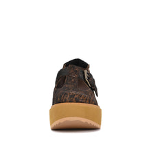 Platform Mary Jane Clogs Buckle Strap Leather - Black Coffee - Thumbnail 4 | Q82 Preston
