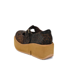 Platform Mary Jane Clogs Buckle Strap Leather - Black Coffee - Thumbnail 5 | Q82 Preston
