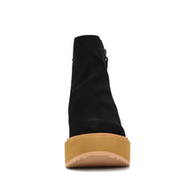 Suede Platform Boots Black Ankle Height - Black - Thumbnail 5 | Q83 Prue
